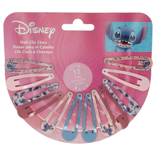 Picture of STITCH HAIR CLIPS 12 PACK